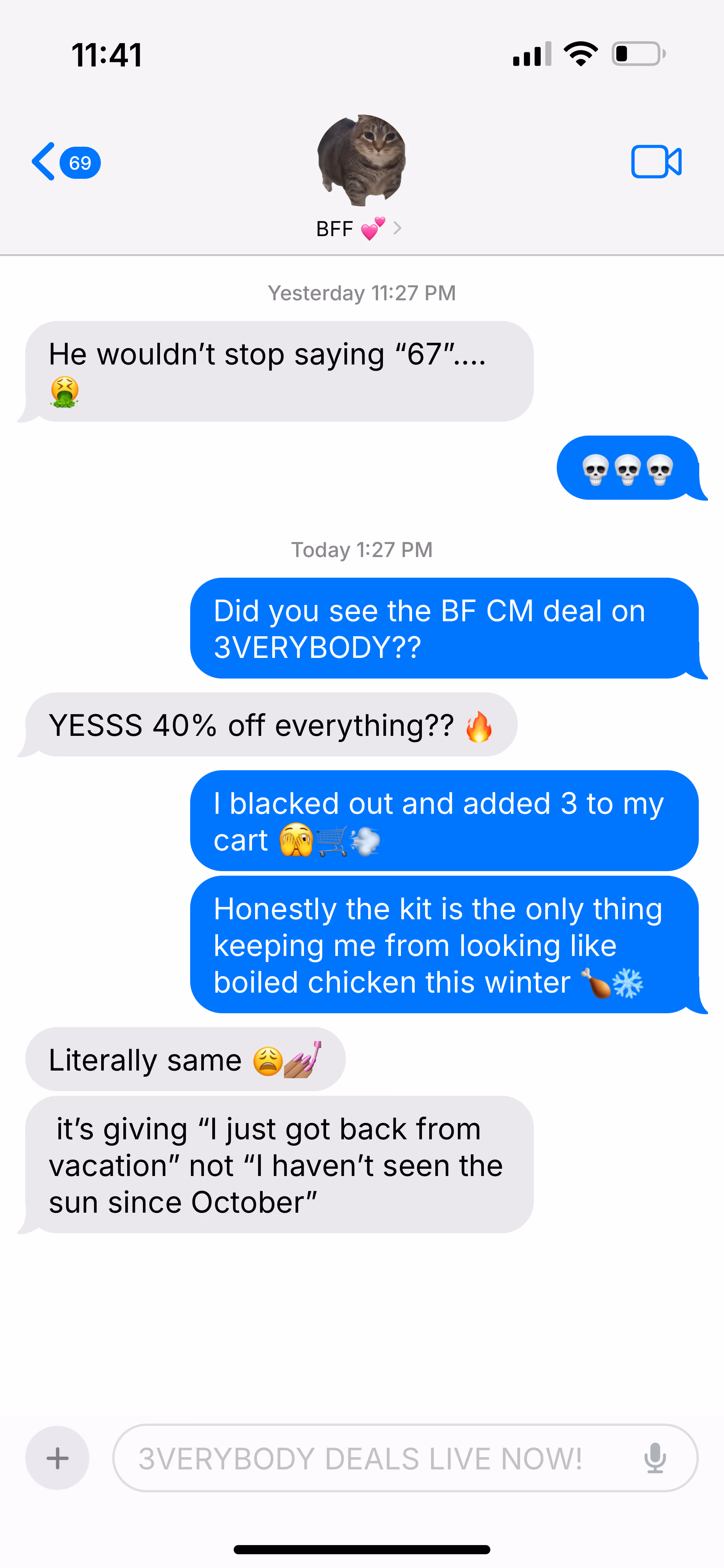 3VERYBODY Black Friday Campaign