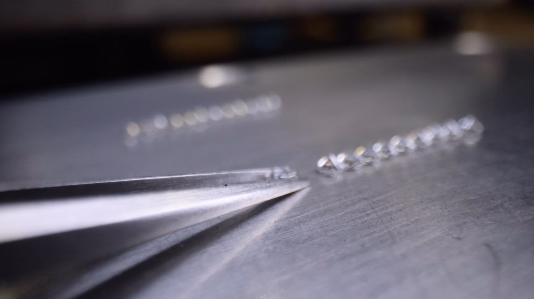 Custom jewelry being made in house at Chalmers Jewelers in Middleton