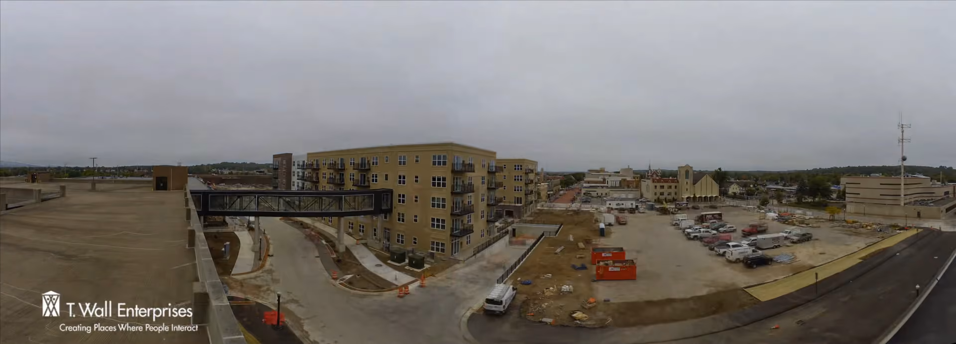 A later frame from the year long Foundry On 3rd timelapse
