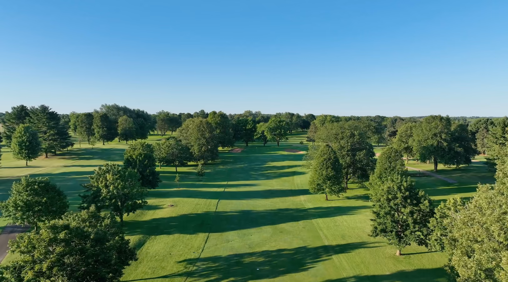 A hole at Lake Ripley Country Club in Cambridge, Wisconsin