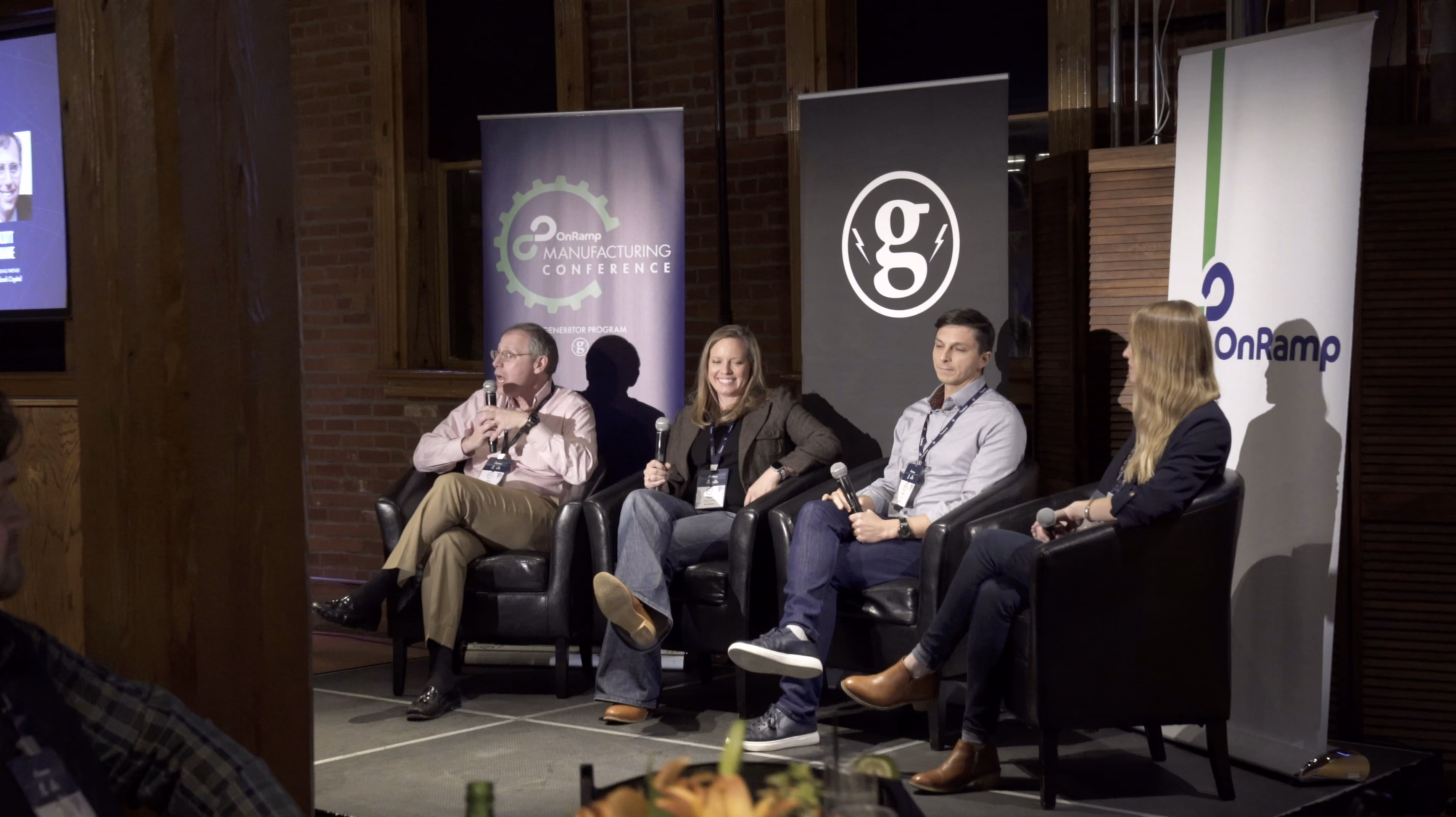 Conference footage cut into the OnRamp Manufacturing highlights
