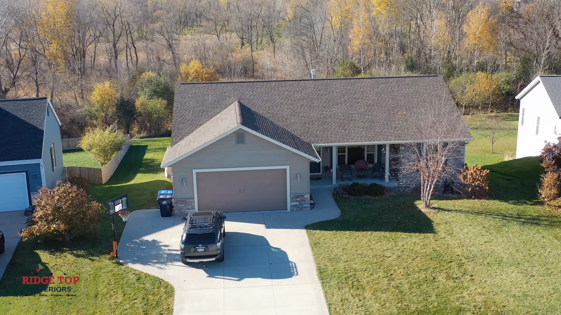Sealed decking and fastening shown in the Fortified roofing video
