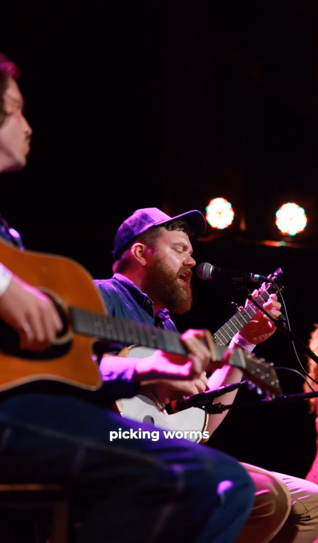 A moment from the vertical Ross Thorn tour piece