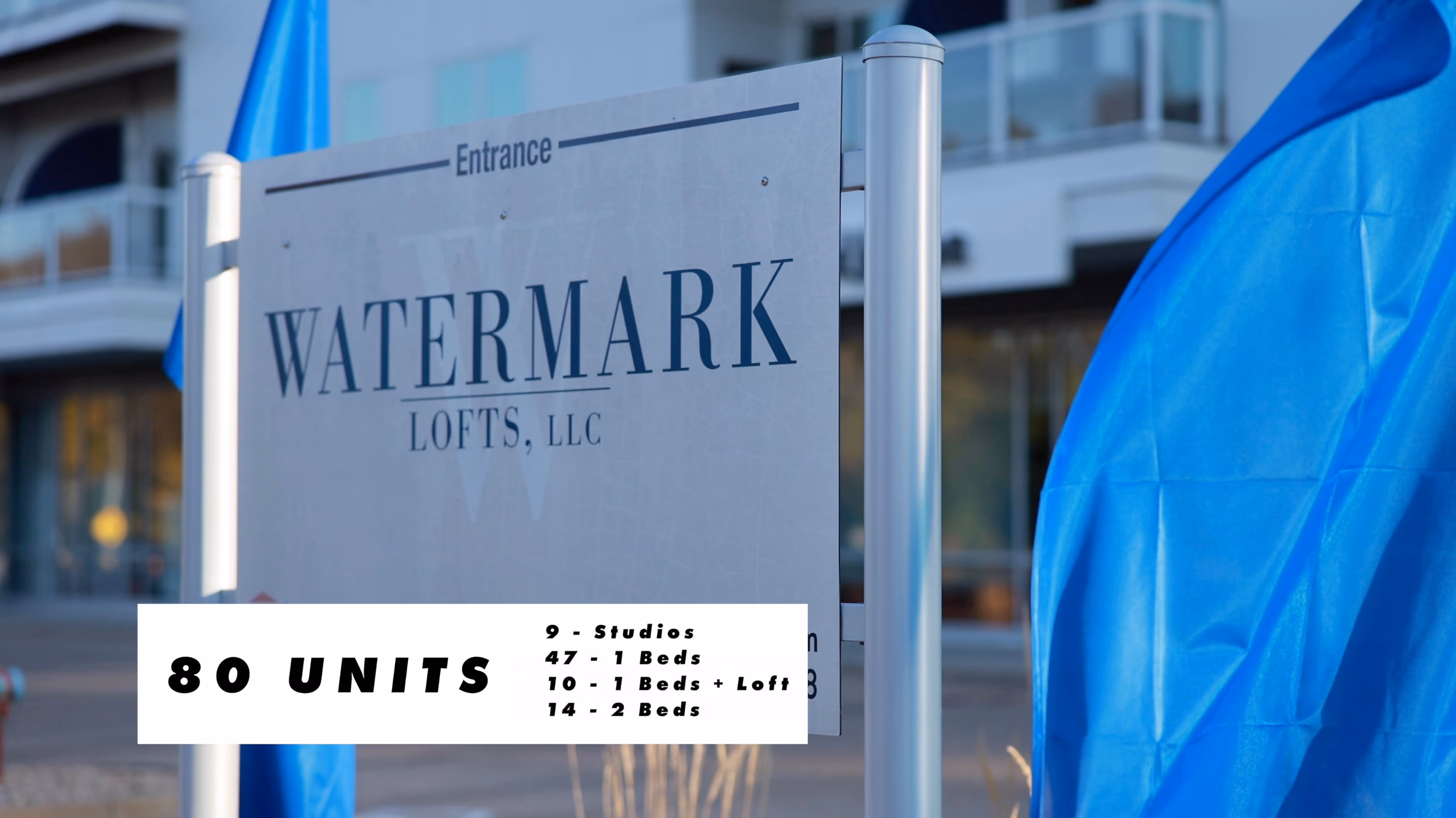 A shared space at The Watermark shown in the showcase