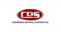 Cambridge Drywall Services Ltd. logo with red CDS letters inside a gray oval.
