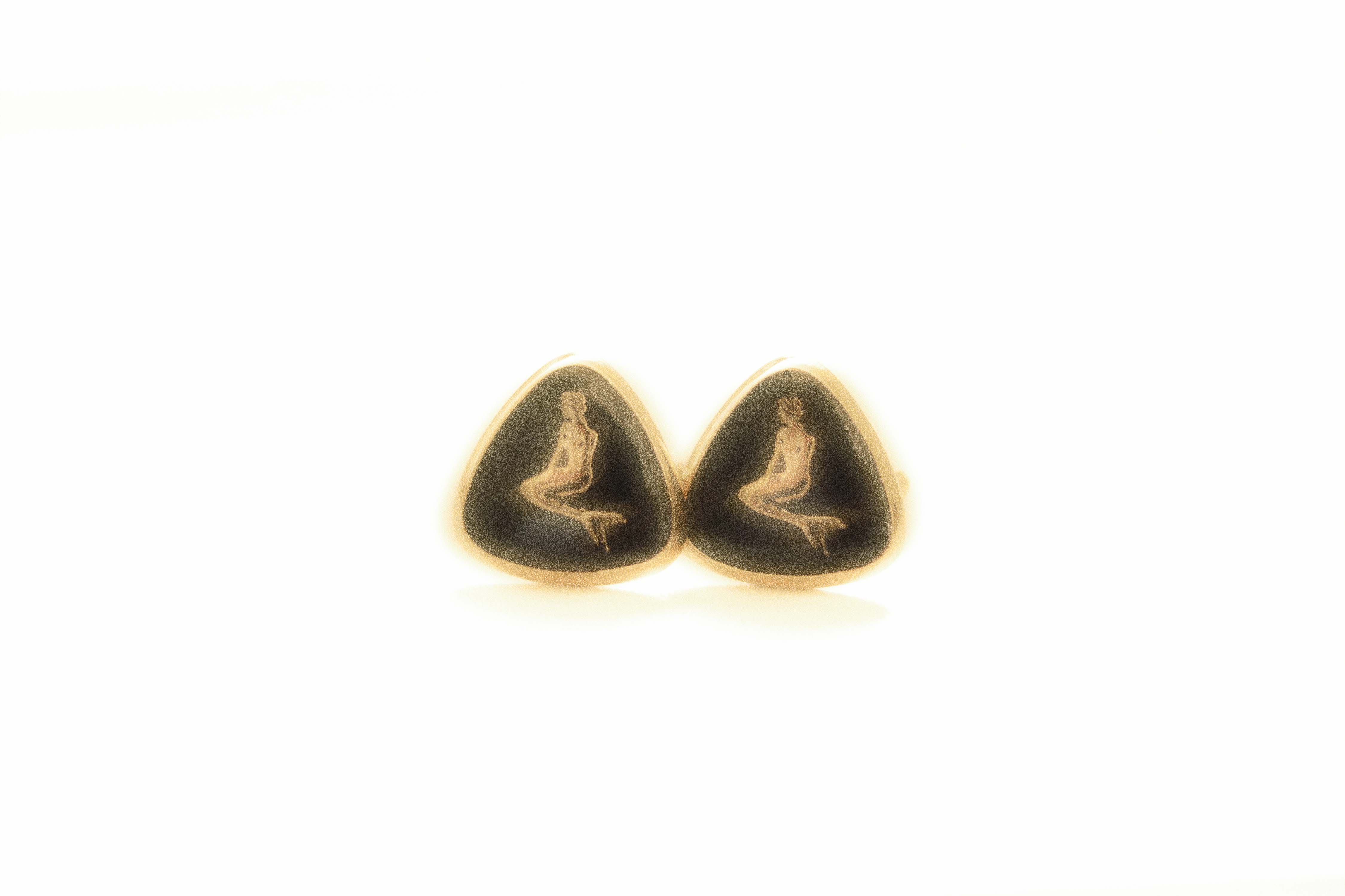 Close-up of gold items ready to sell