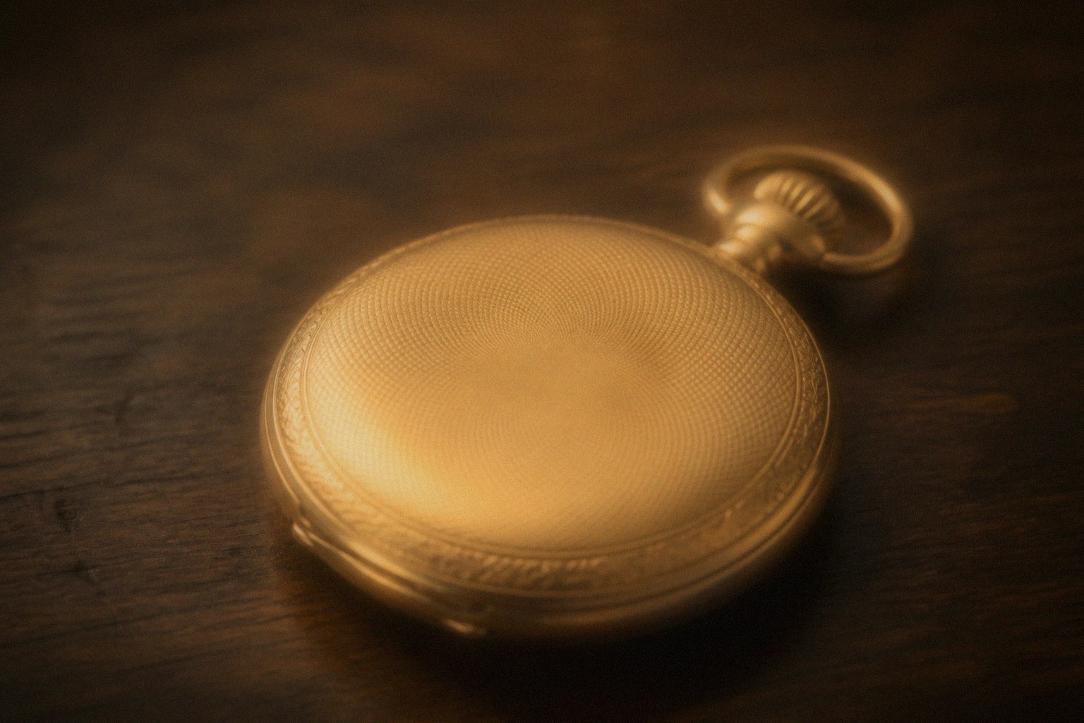 Delicate gold chains heaped in golden light
