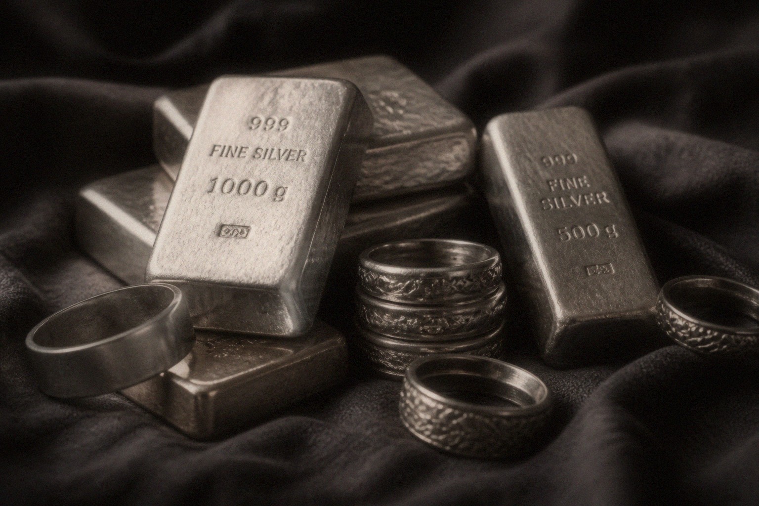 Silver jewelry ready for a free cash quote