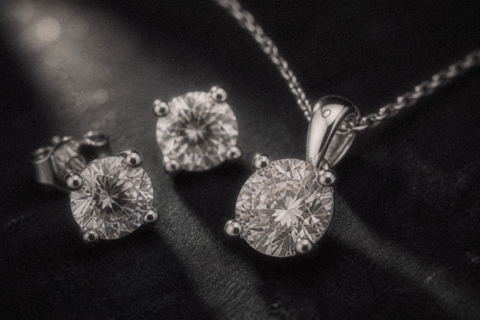 Diamond jewelry prepared for a free quote