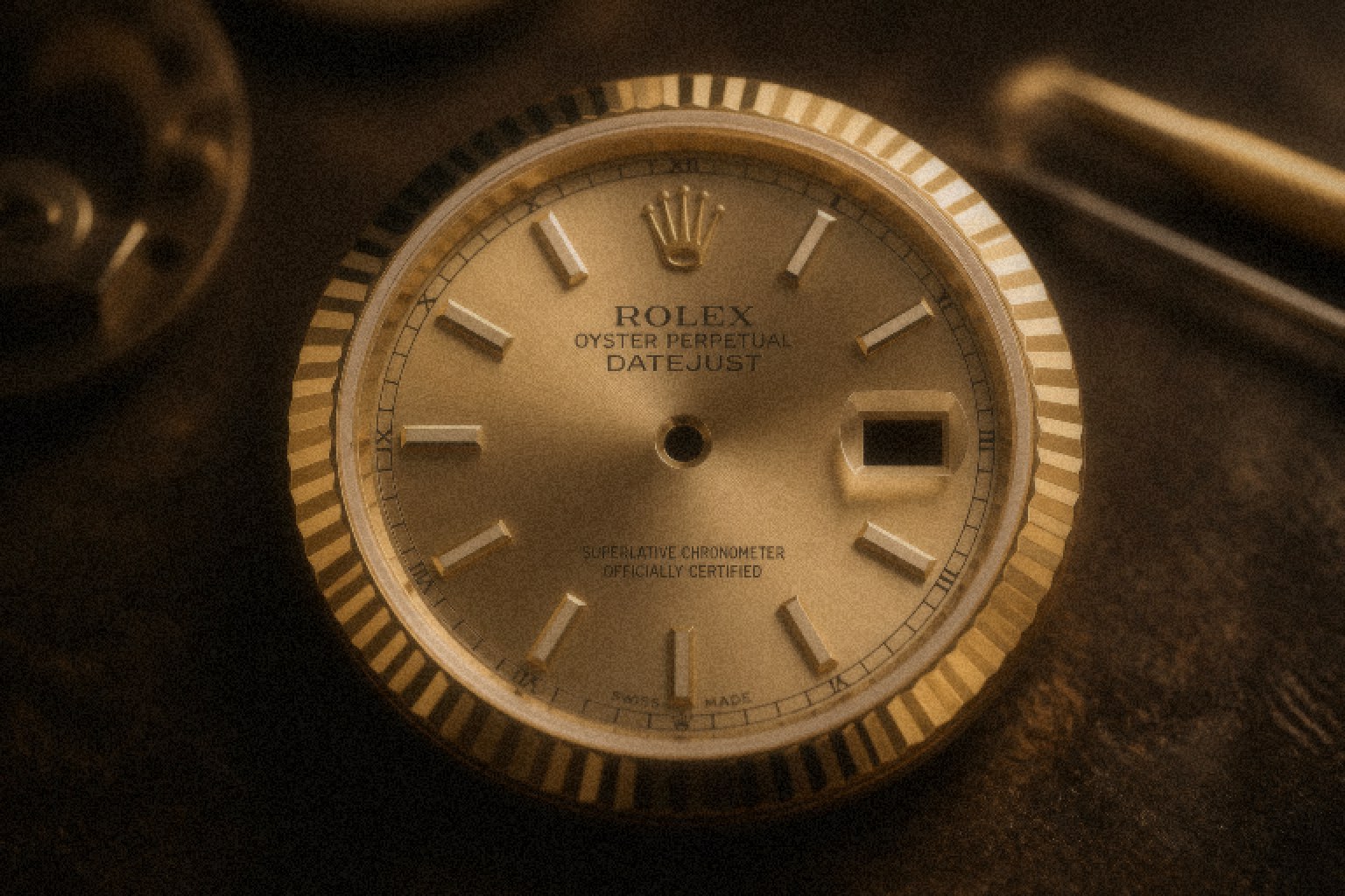 Luxury watch close-up
