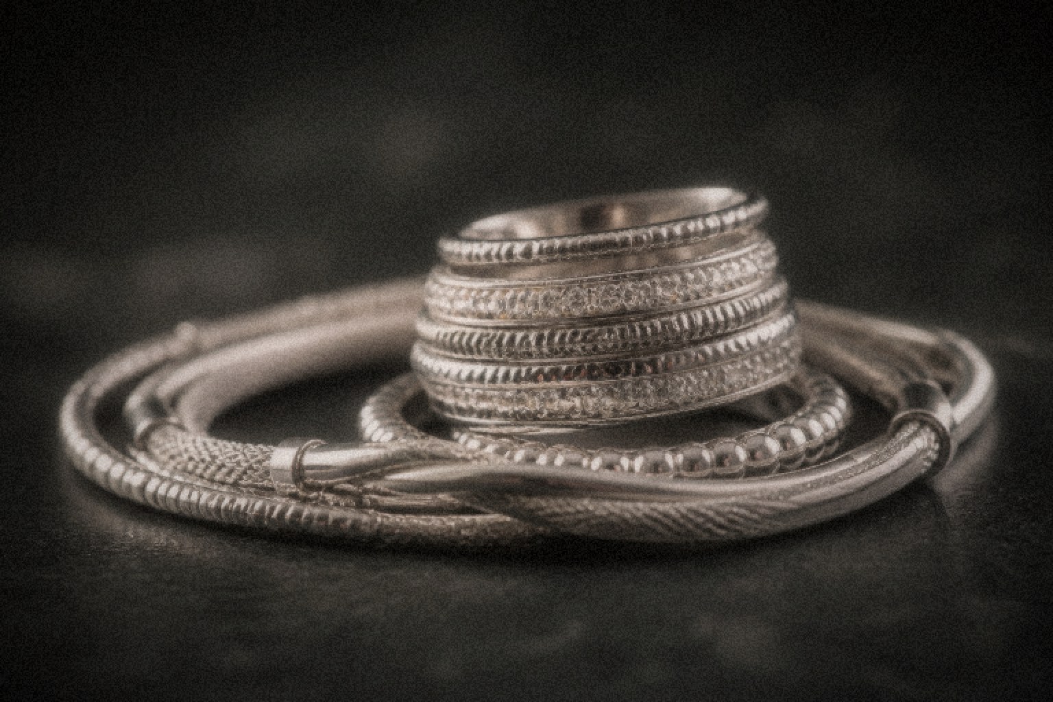 Platinum jewelry prepared for a free quote
