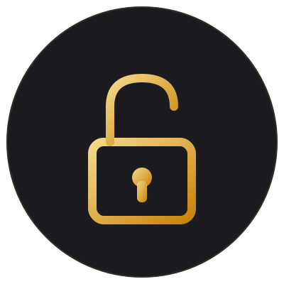 Icon representing unlocking templates and playbooks
