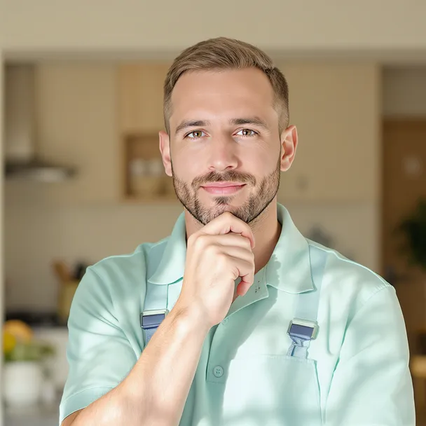 A man wearing a green shirt and suspenders stands confidently, showcasing a casual yet stylish look.