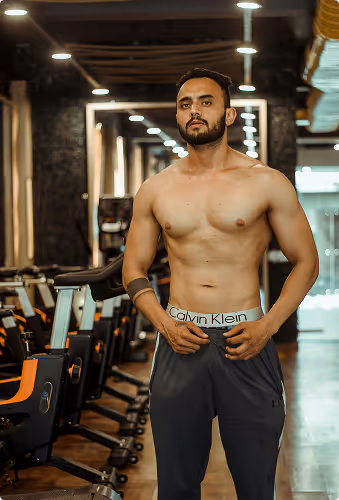 This is a photo of our client after joining our gym.