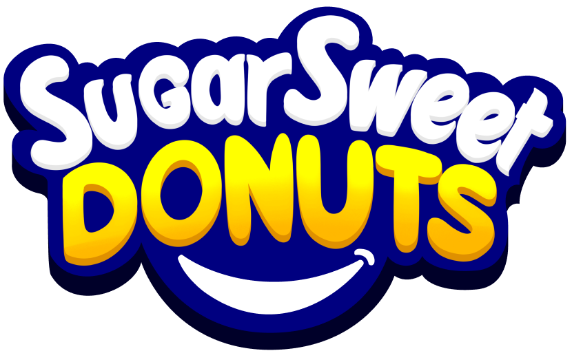 Sugar Sweet Donuts bakery illustration