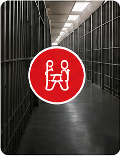 Corrections facility corridor