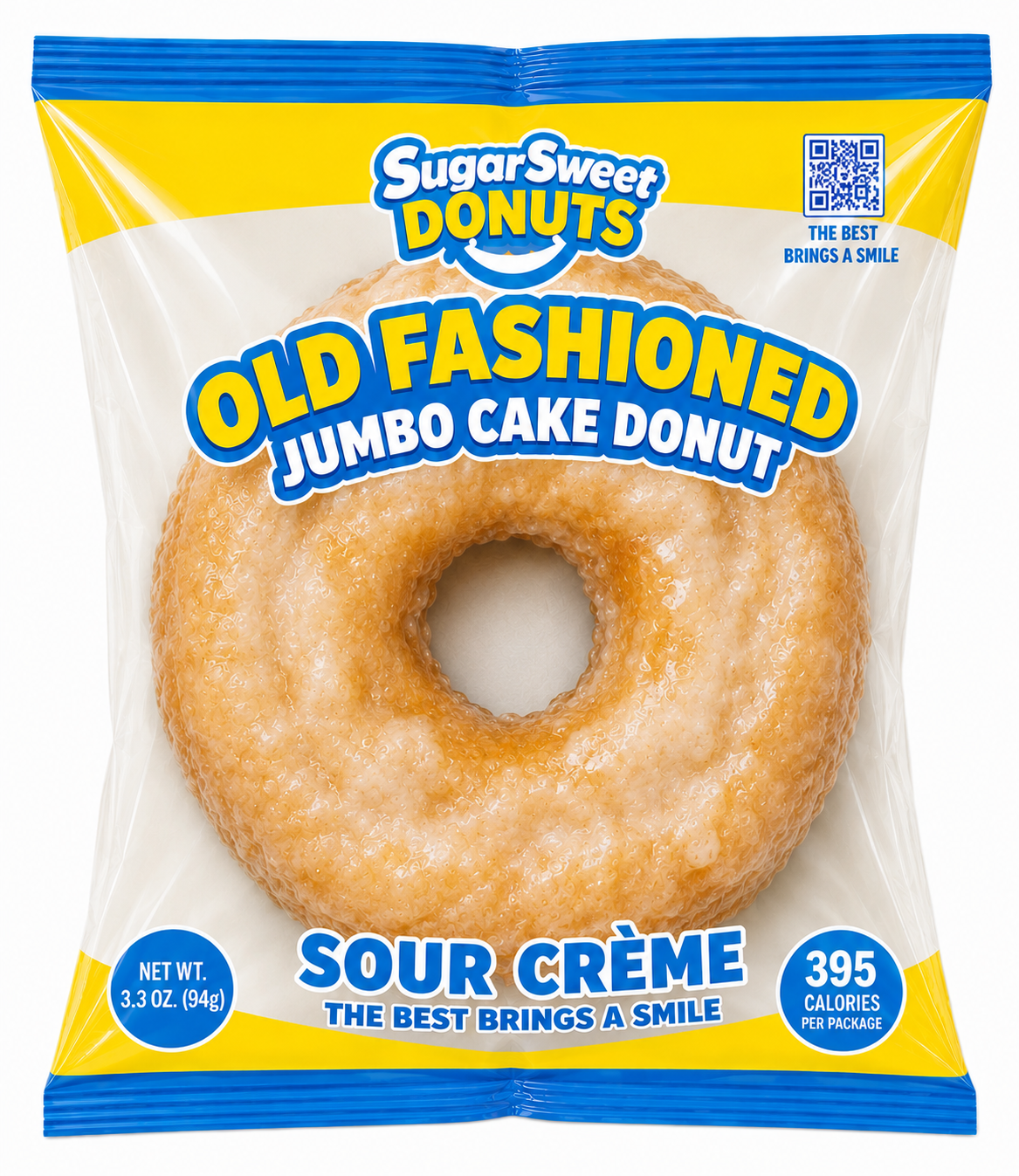 Sour Creme Old Fashioned donut
