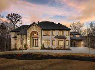 Custom luxury estate home under construction in Alpharetta, Georgia