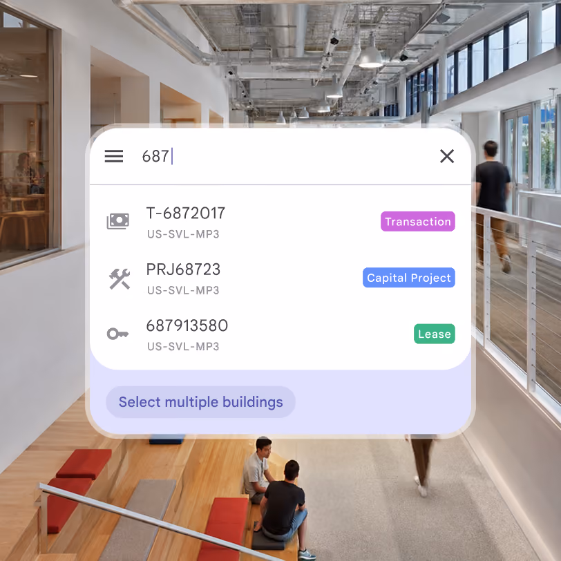 Google gNav building search and results