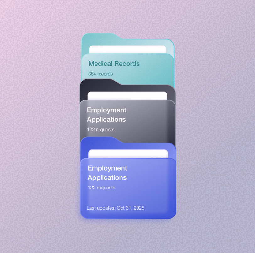 Files grouped into collections in Impira.