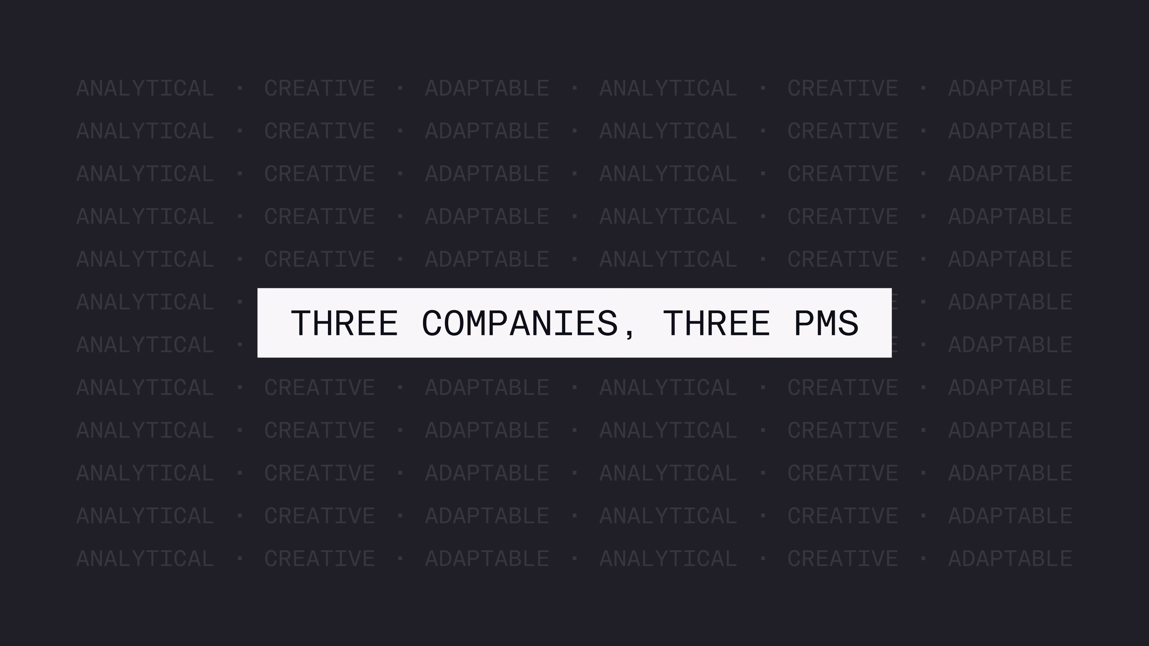 What I look for when hiring senior PMs