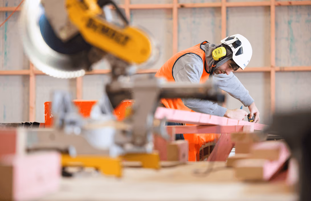 Builders at work