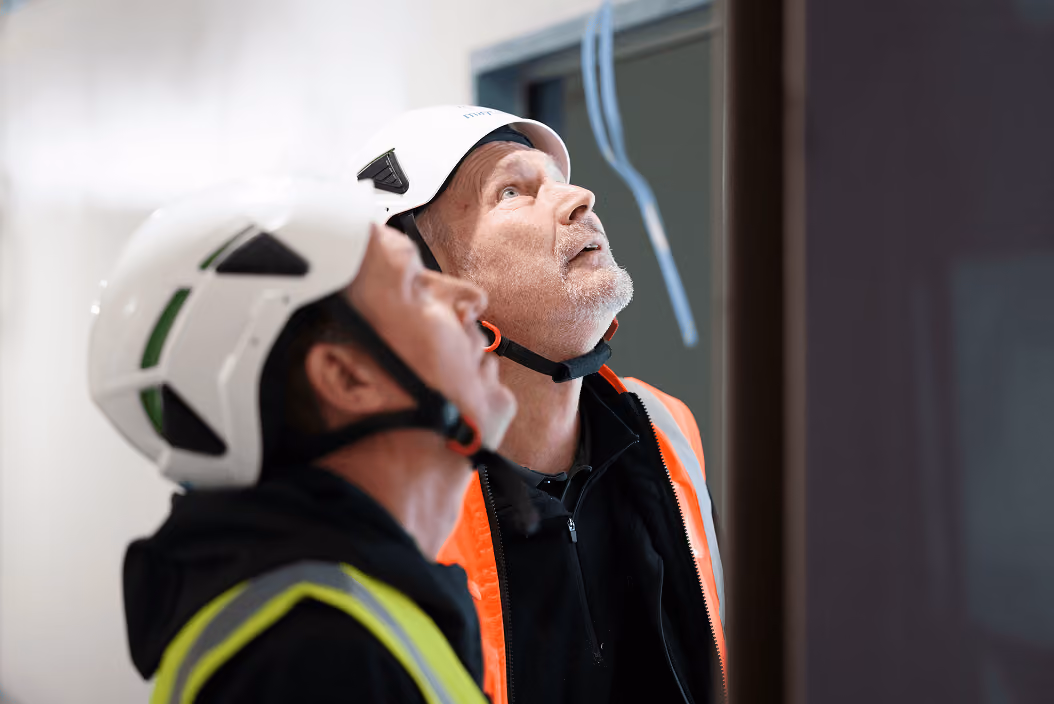 Builders at work