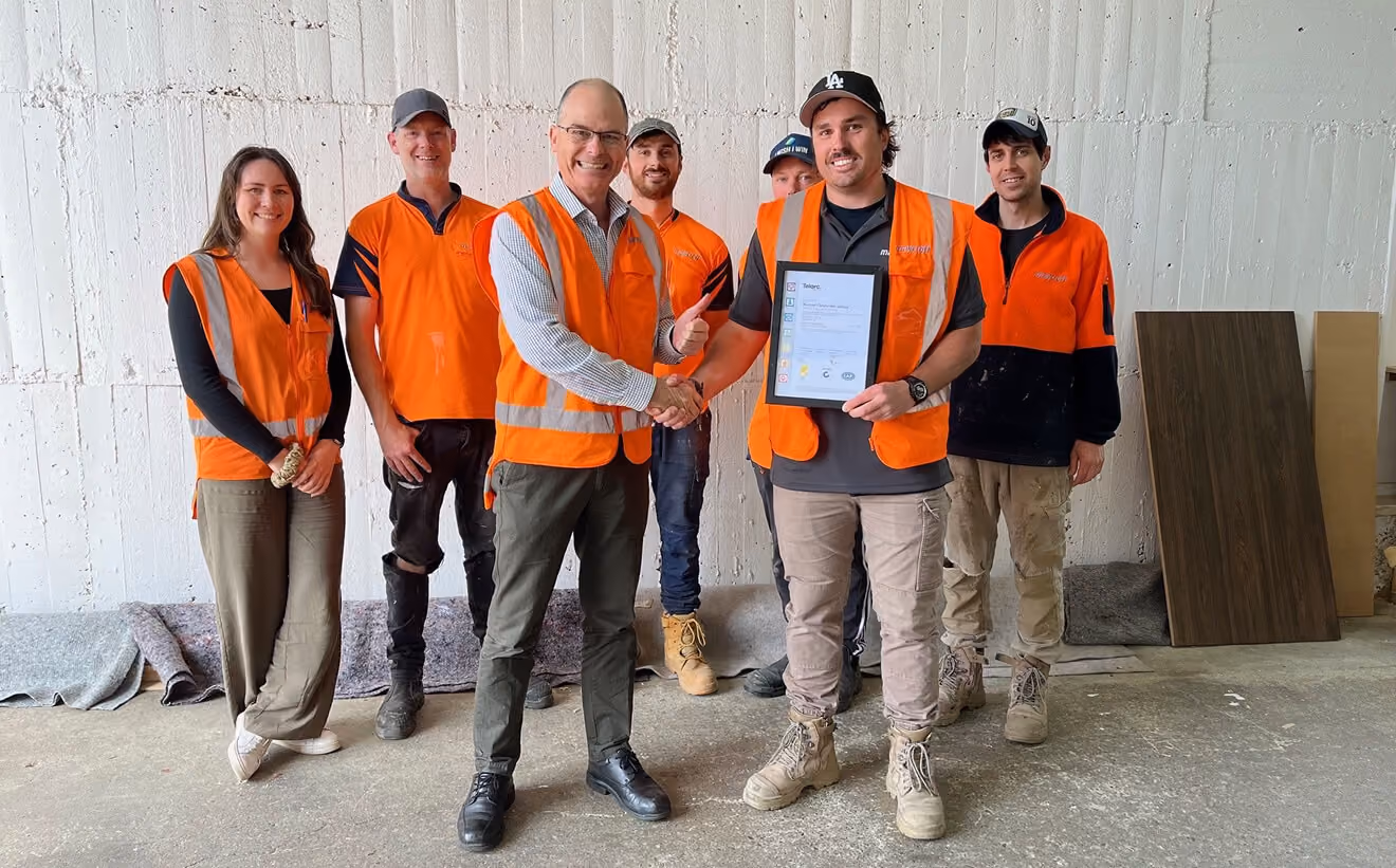 ISO health and safety award