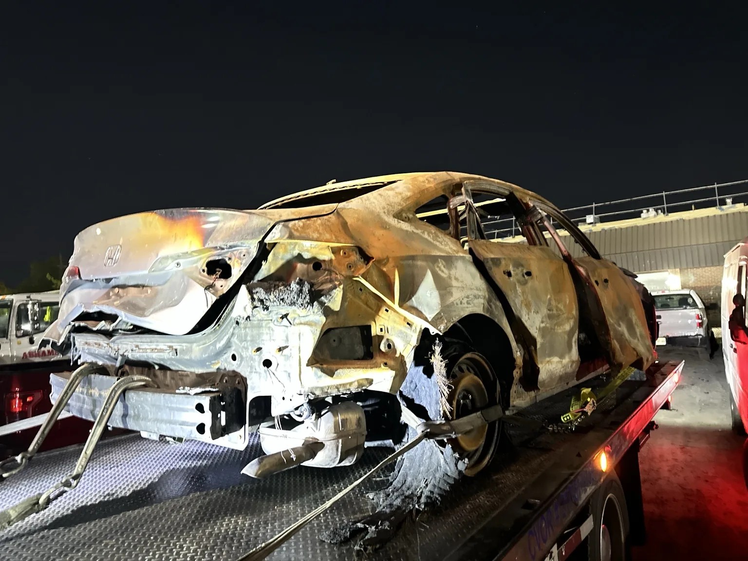 Collision damaged vehicle recovery