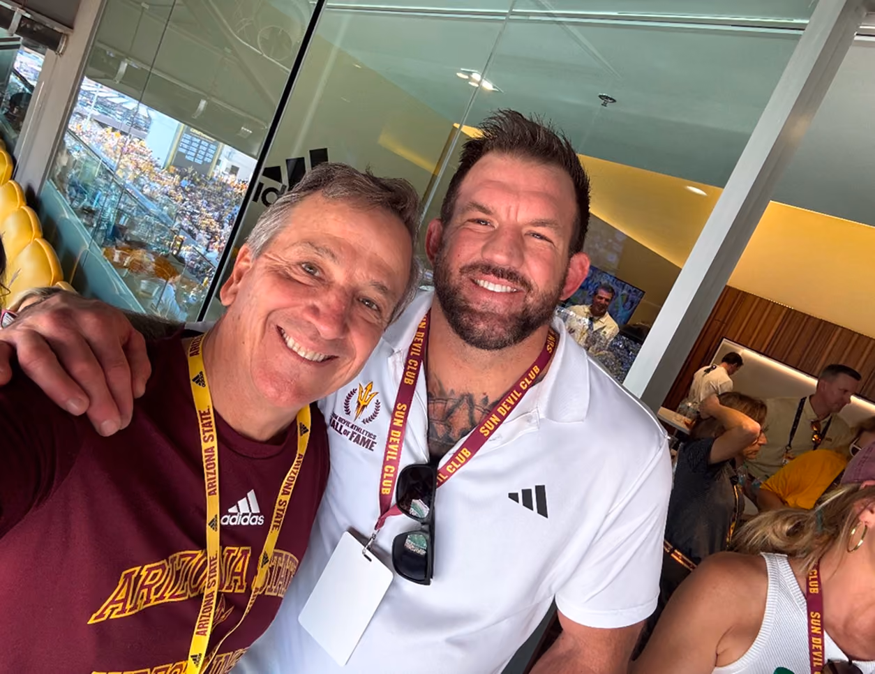 Southwest Wrestling Club supporters at an Arizona State wrestling event
