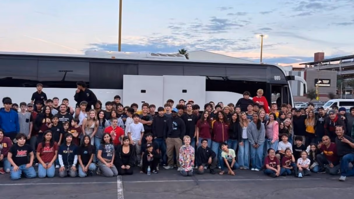 Southwest Wrestling Club athletes, families, and community members together