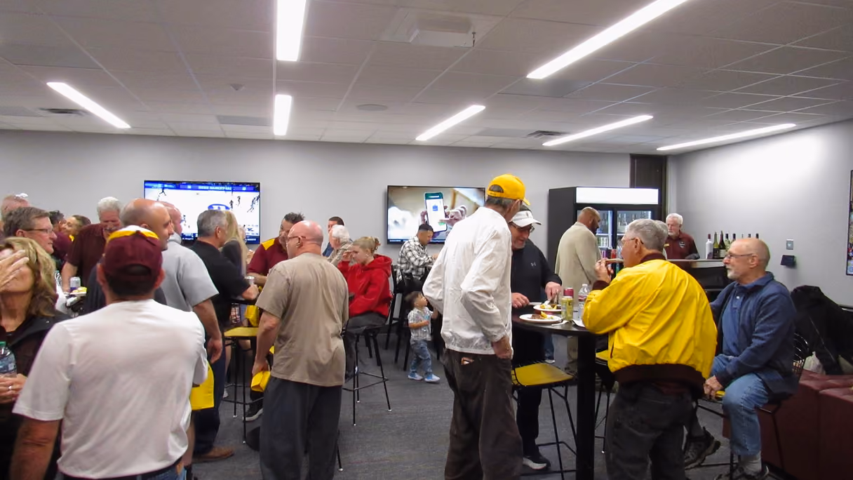 Southwest Wrestling Club community members gathering at an event
