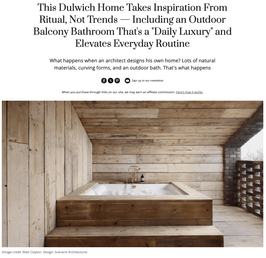 Scenario Home: Featured in LivingETC