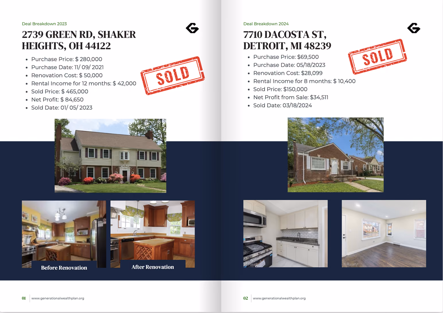 A booklet Page