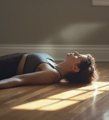 Yoga pose reducing anxiety