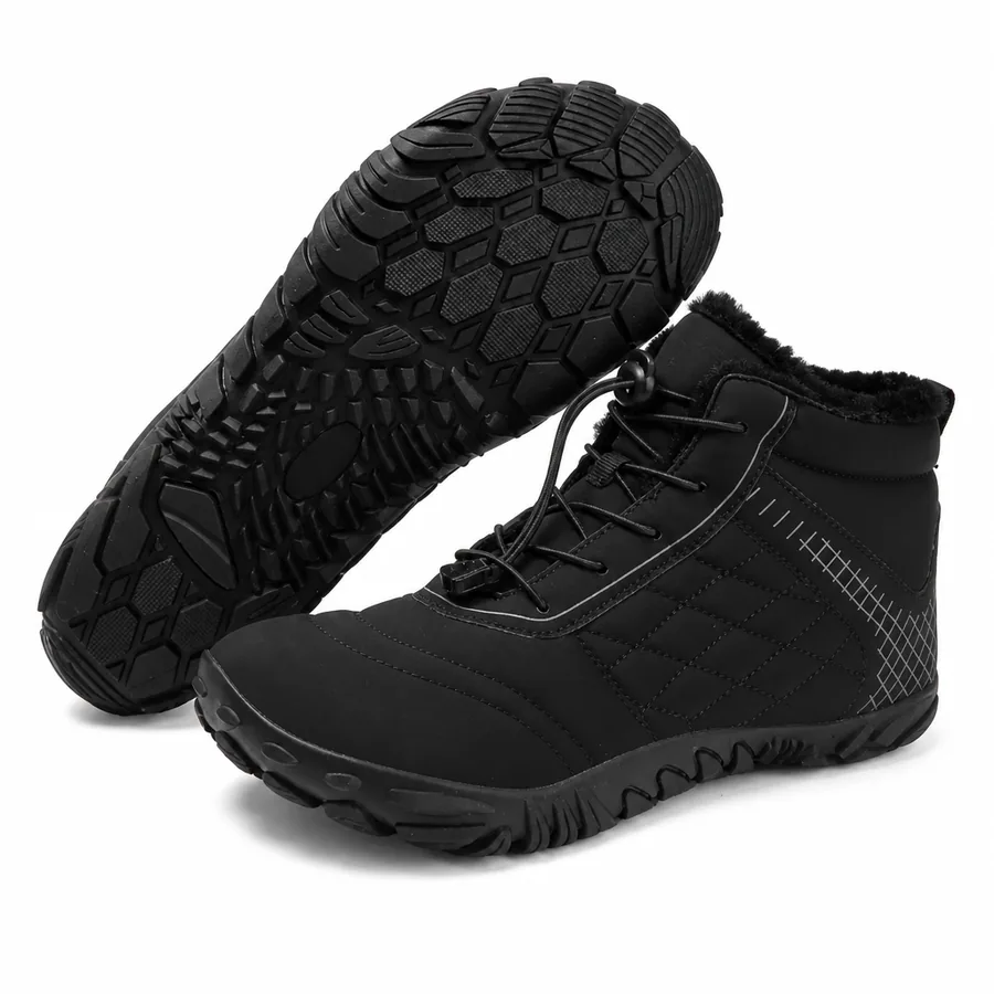 Peak Footwear Frost Flow winter barefoot shoe in black