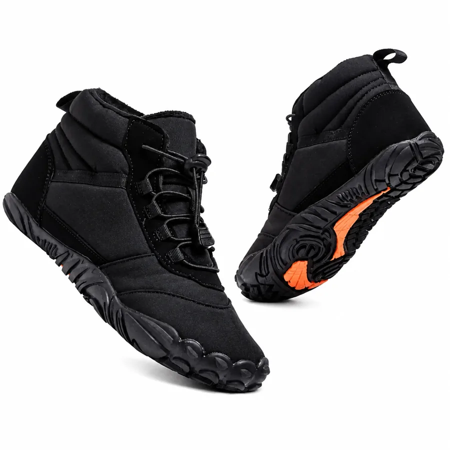 Bright Footwear Polar winter barefoot shoe in black