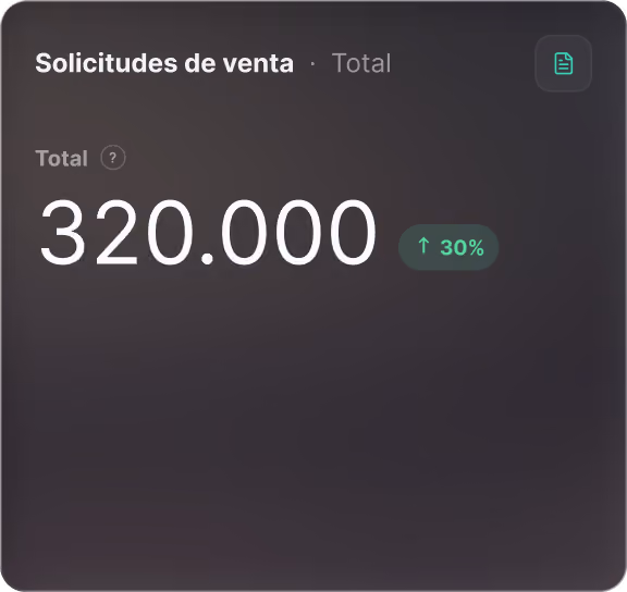 Solicitudes de venta