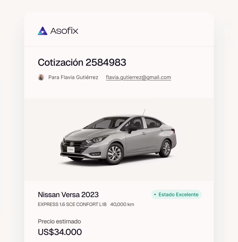 Dos autos en venta: Chery Tiggo rojo oscuro y Nissan Leaf blanco con precios y opciones para comparar.
