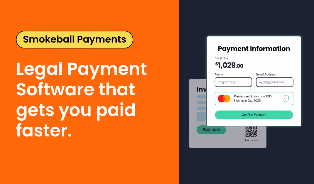 Legal Payments Made Easy | Smokeball Payments for Law Firms