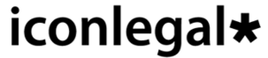 Iconlegal logo with black lowercase text and star symbol at the end.