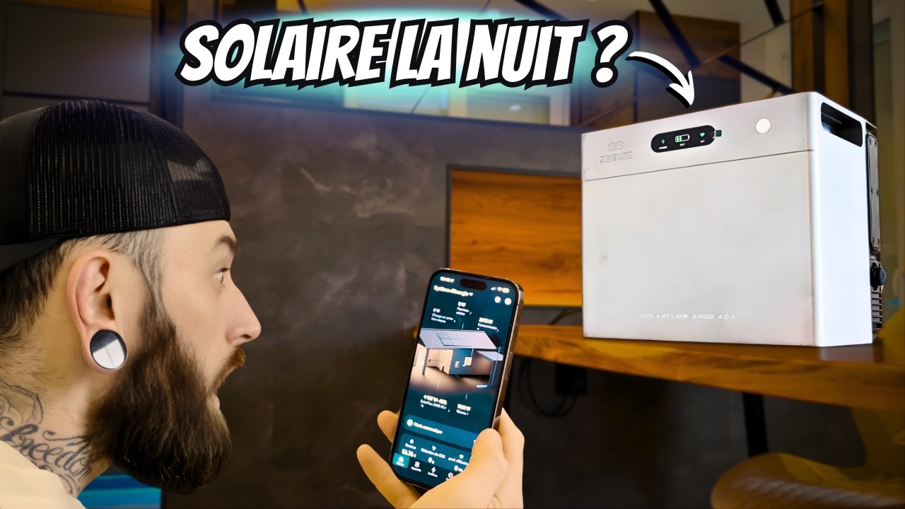Batterie Zendure SolarFlow et application mobile