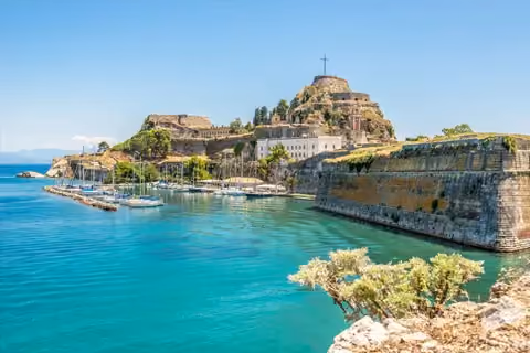 Corfu East Route sailing area