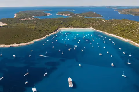 Zadar nach Trogir Segelgebiet
