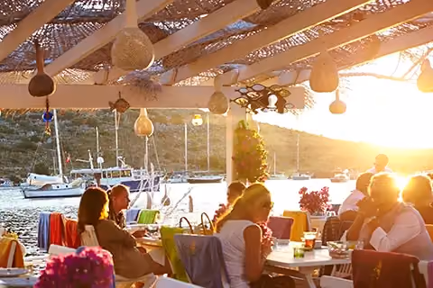 Bodrum Route sailing area in Turkey