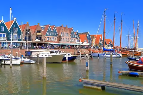 The Markermeer sailing route in the Netherlands