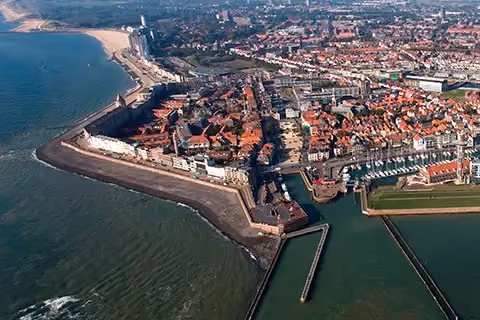 The Zeeland Coast sailing route in the Netherlands