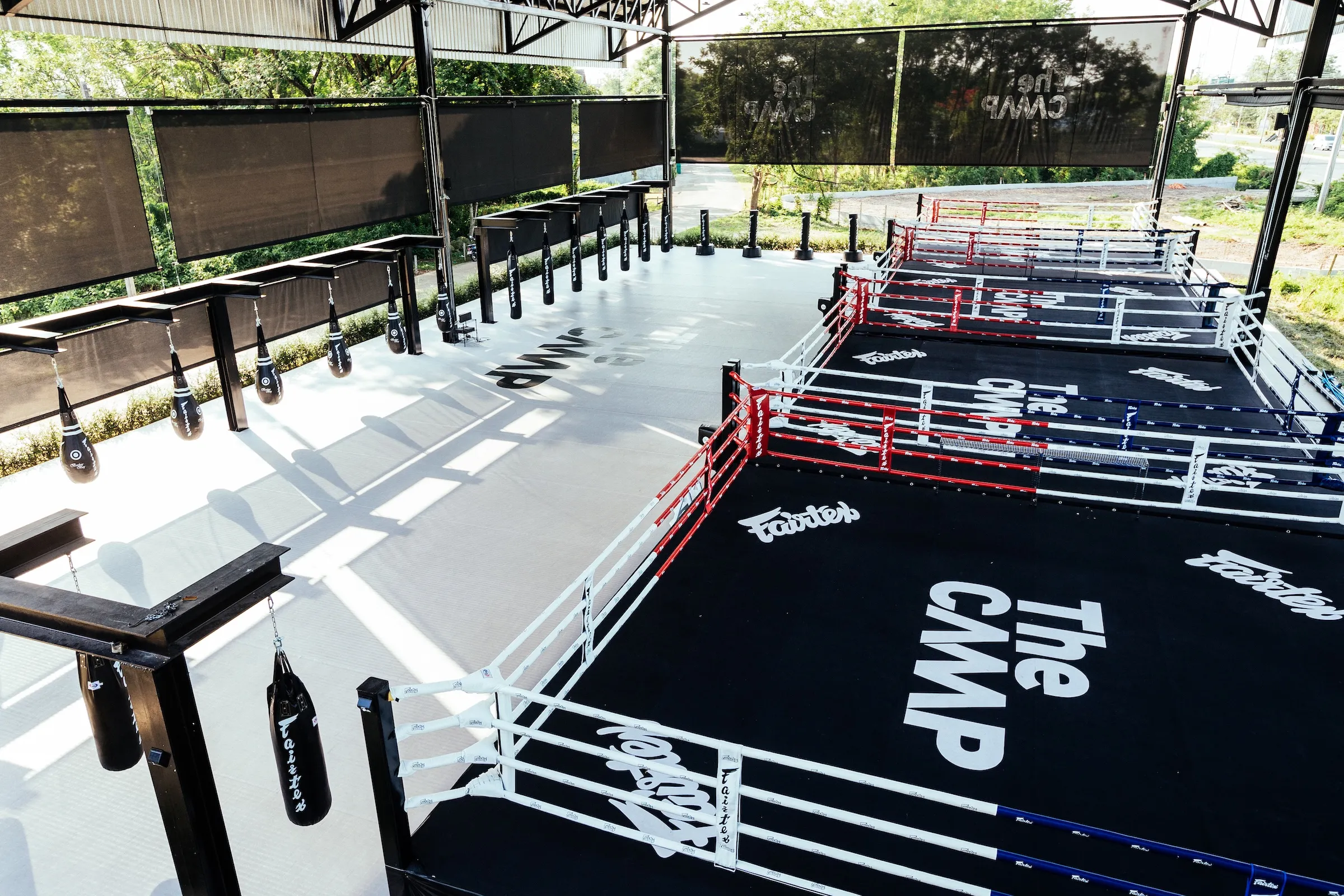 Muay Thai rings at The Camp.