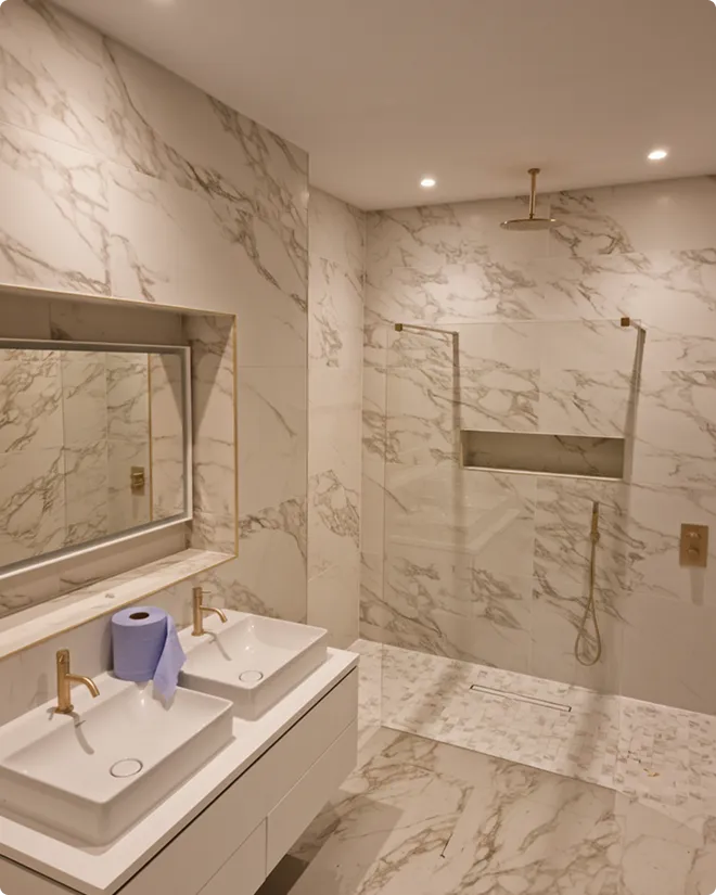 Interior finishing works at Groby Road, Altrincham