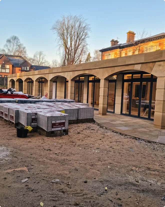 Arden Strata finishing works at Groby Road, Altrincham